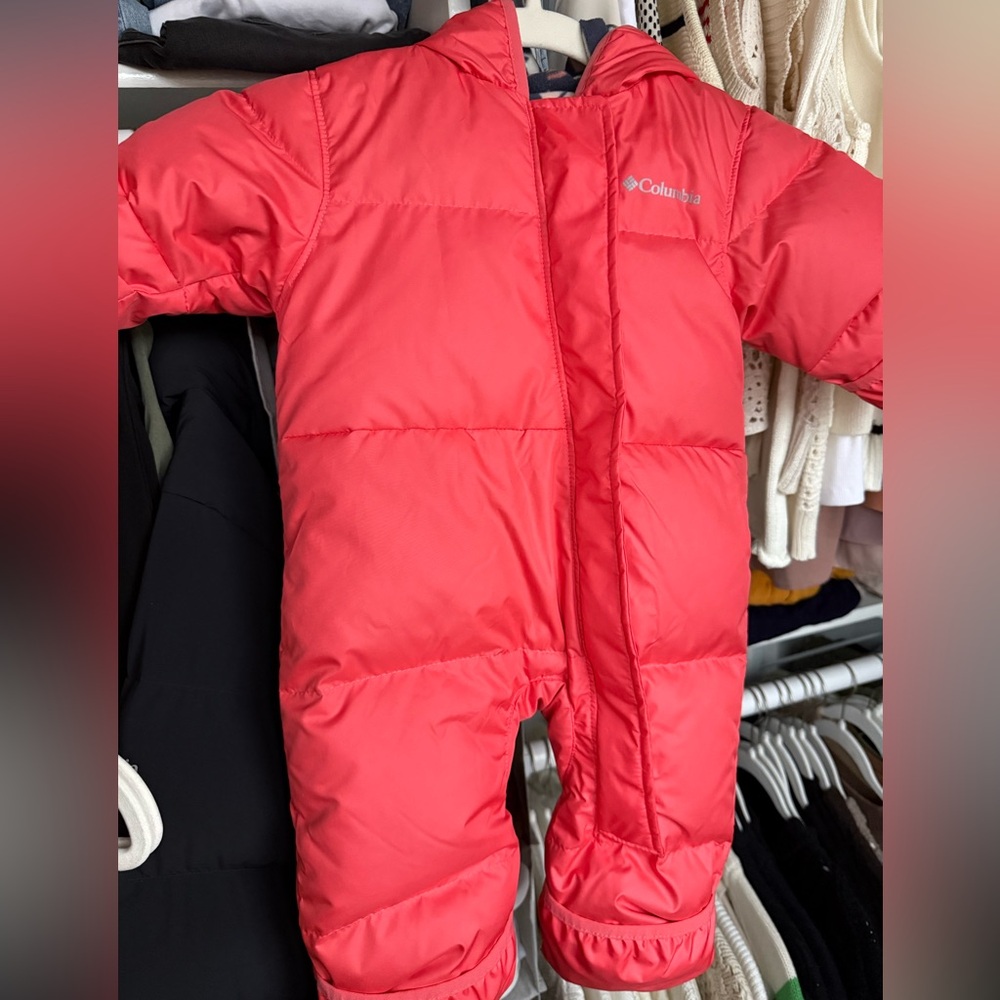 Columbia Pink Insulated Infant Snowsuit